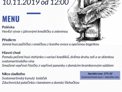 Svatomartinský oběd_neděle 10.11. 2019